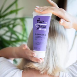 Purple shampoo for blonde hair by Hair Jazz