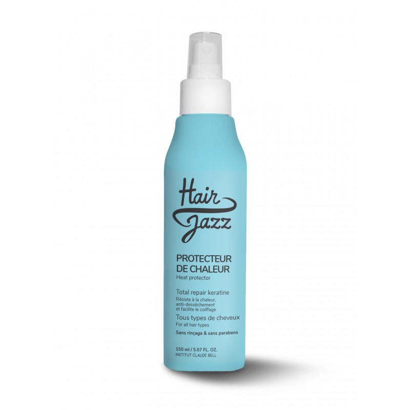 Heat protectant hair spray by Hair Jazz