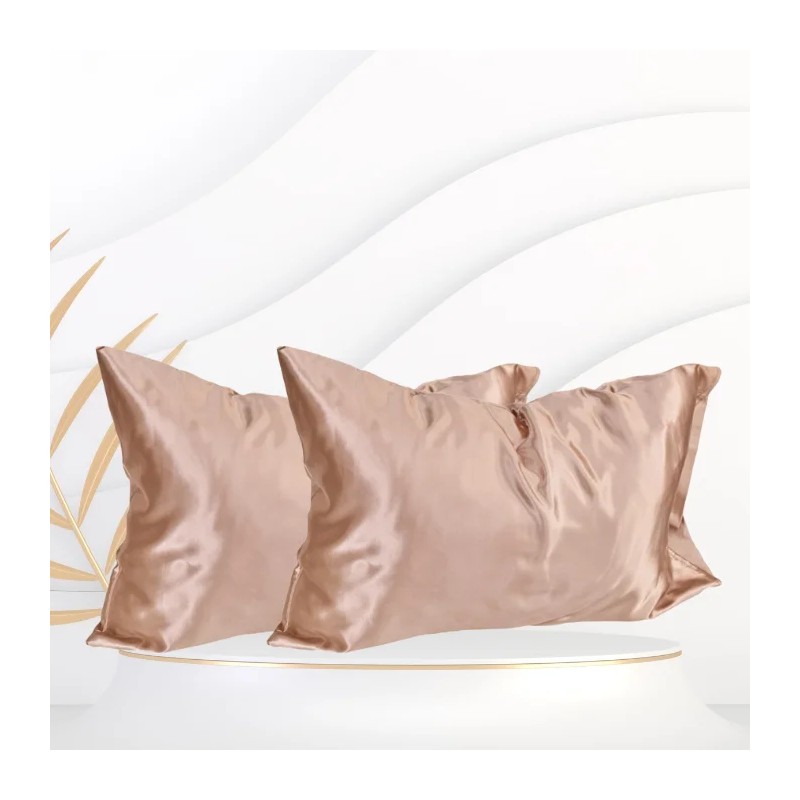 Satin pillowcase (Champagne Color, 2 pieces)